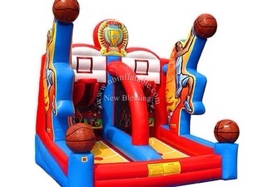 basketball bounce house for parties