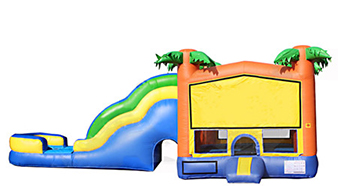 Image of 5 in 1 combination water slide.